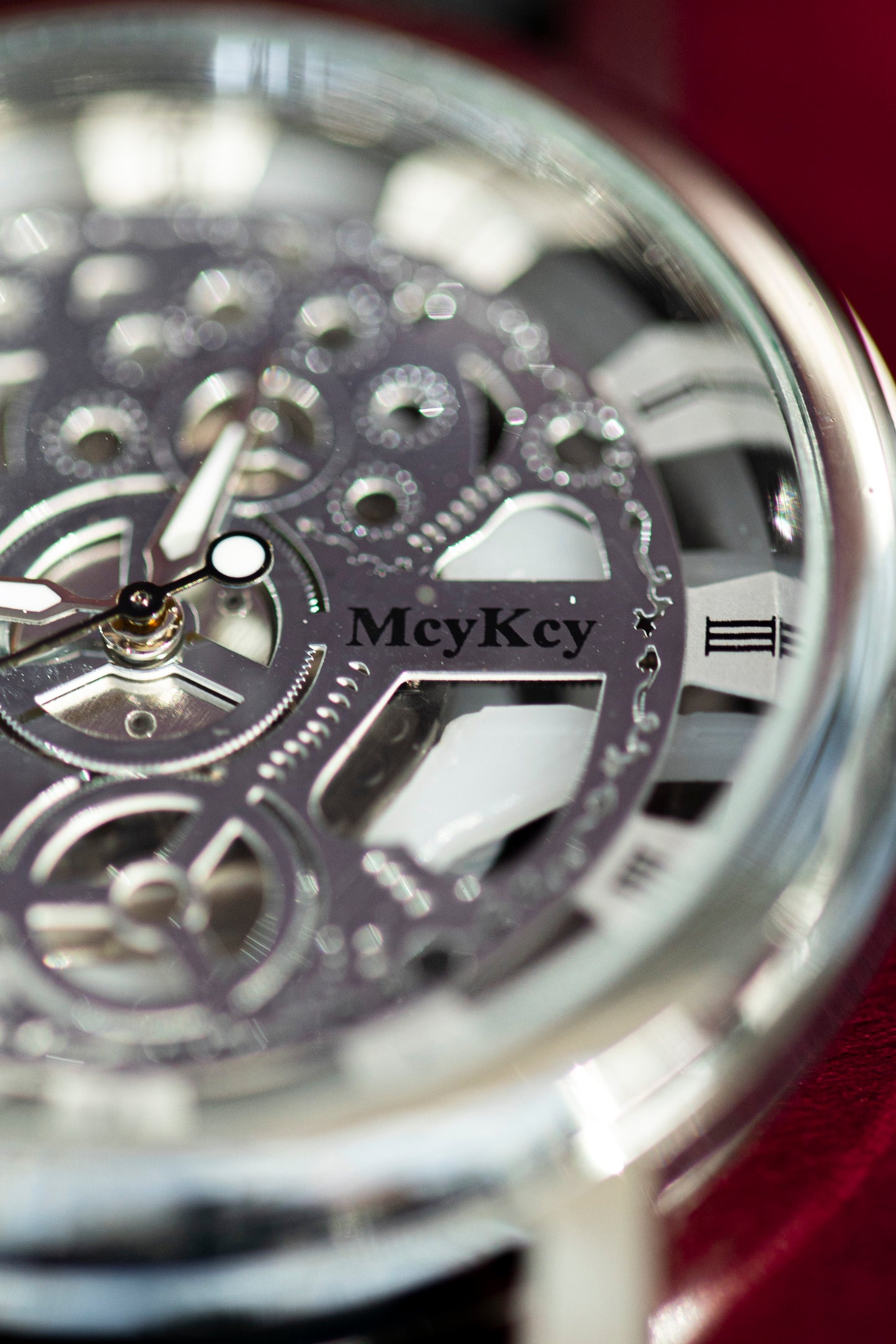 MEY KEY SKELETON STYLE STEEL QUARTZ FASHION WATCH CHINESE