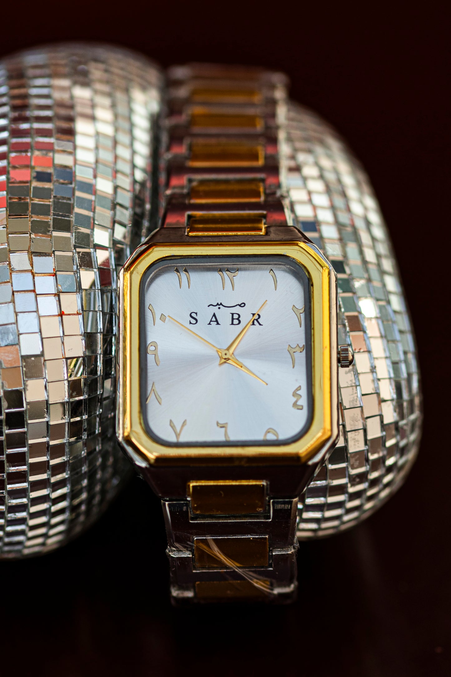SABR TWO-TONE QUARTZ JAPAN FASHION WATCH