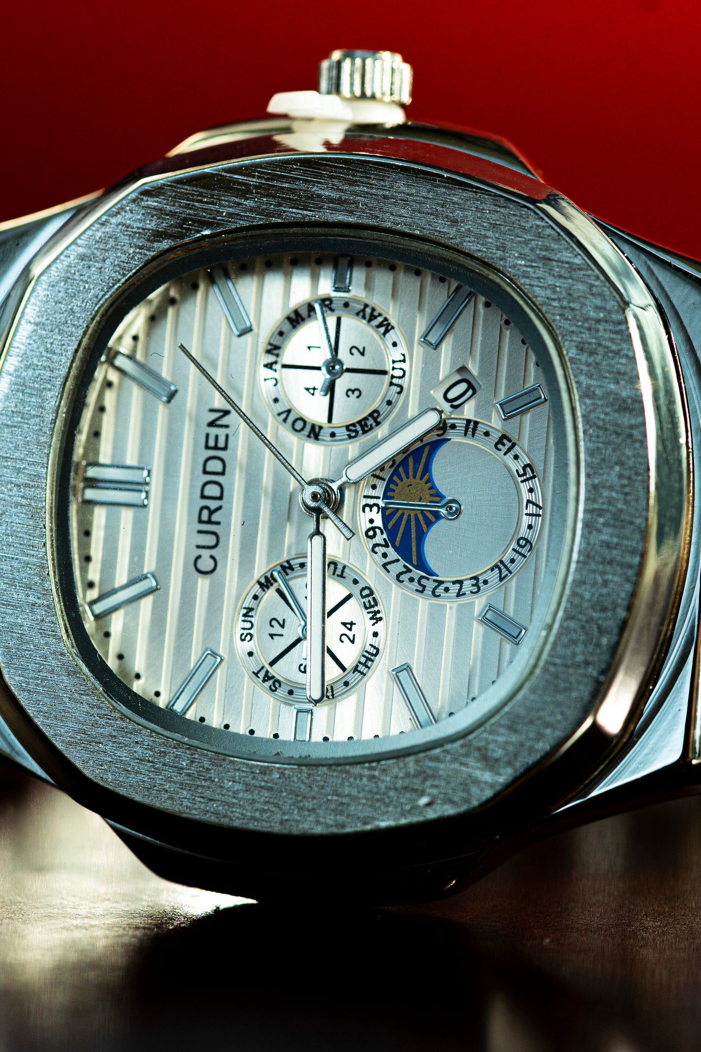 CURDDEN STEEL QUARTZ FASHION WATCH