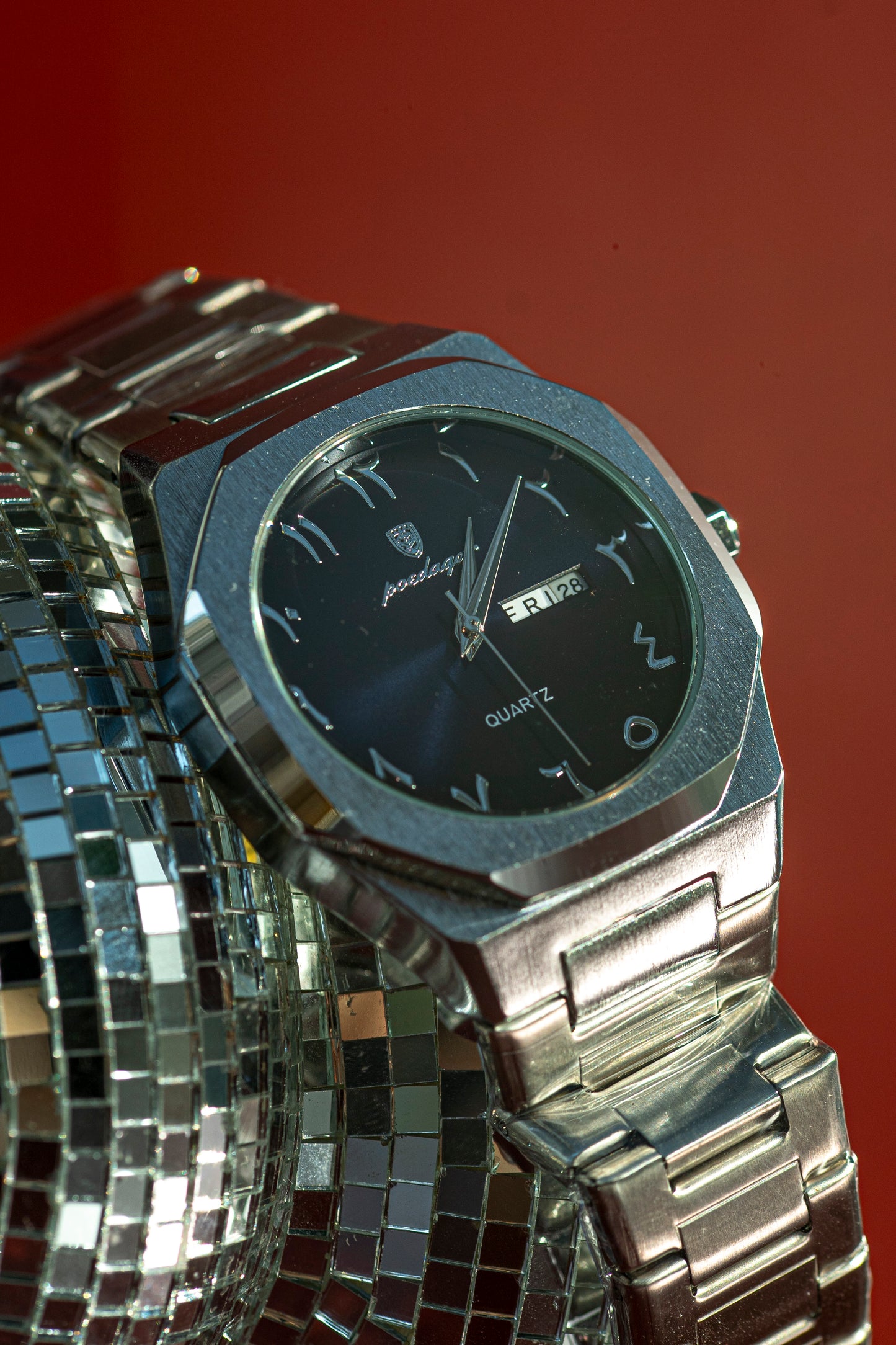 PODAGAR STEEL QUARTZ FASHION WATCH