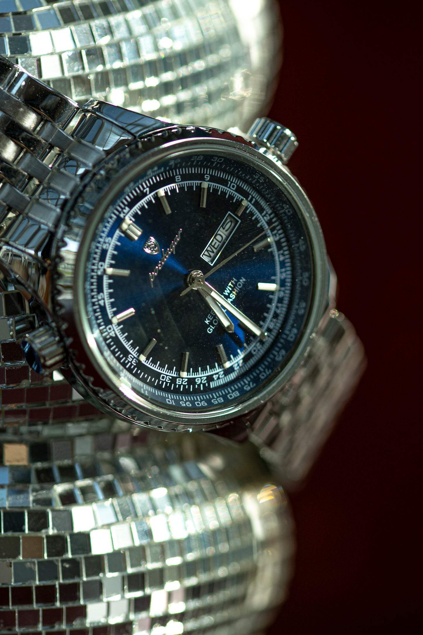 POEDAGAR STEEL QUARTZ FASHION WATCH
