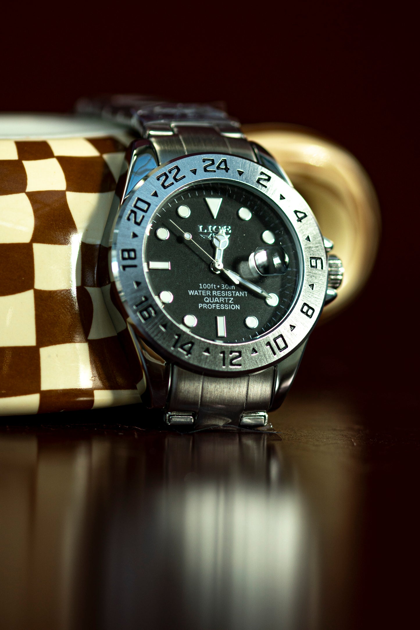 LIGE STEEL QUARTZ FASHION WATCH