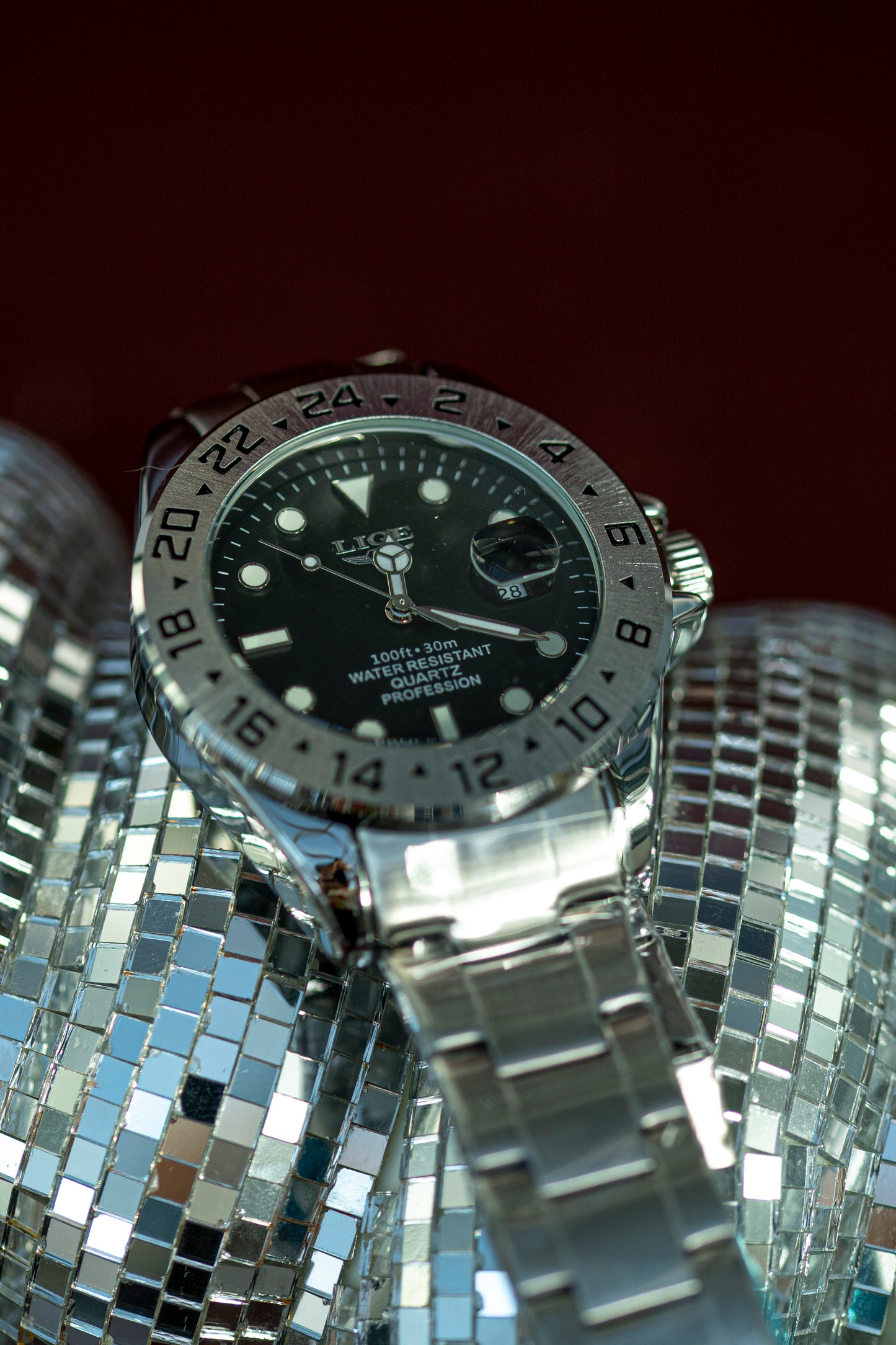 LIGE STEEL QUARTZ FASHION WATCH