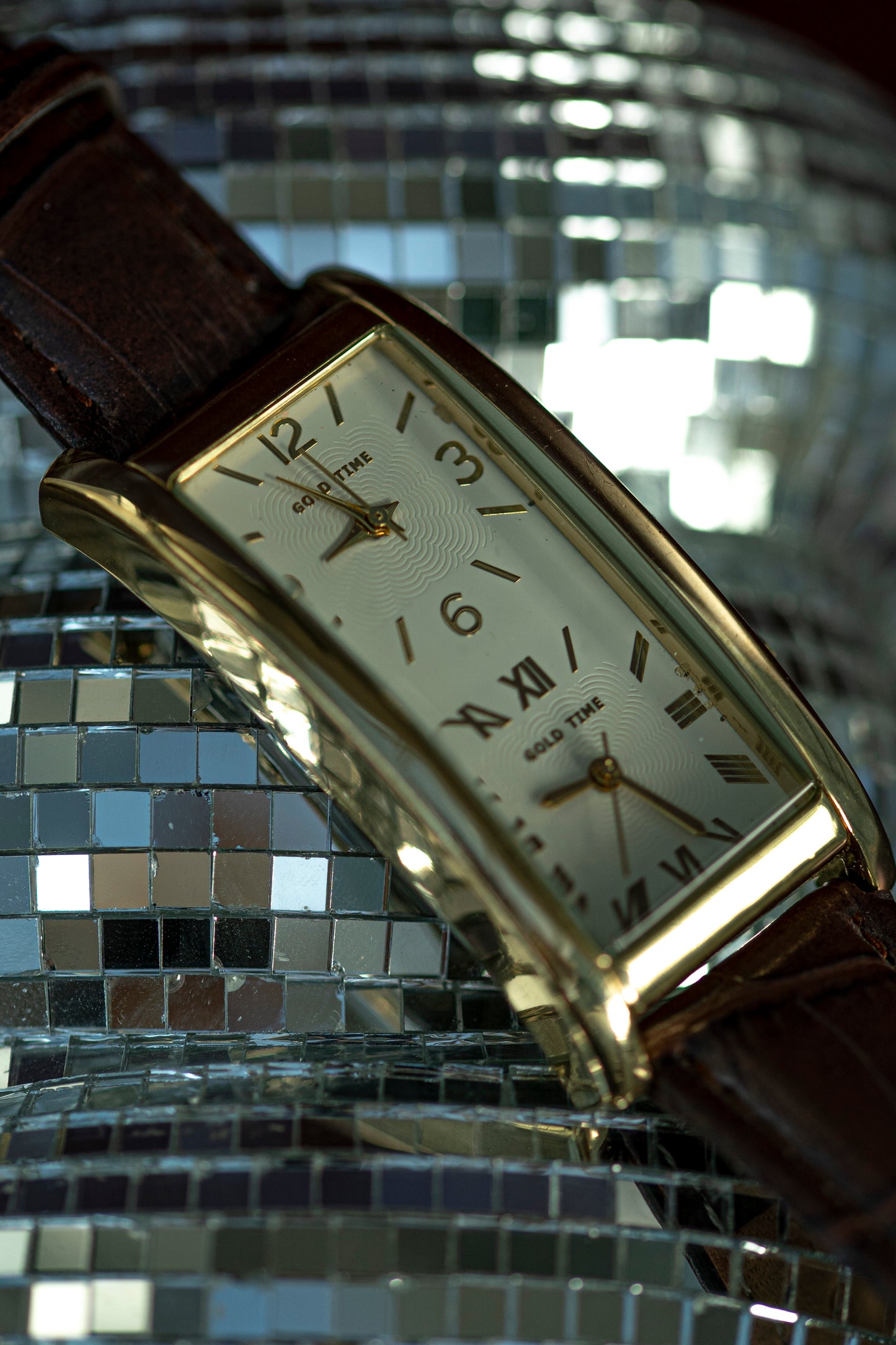 GOLD TIME GOLD PLATED QUARTZ FASHION WATCH