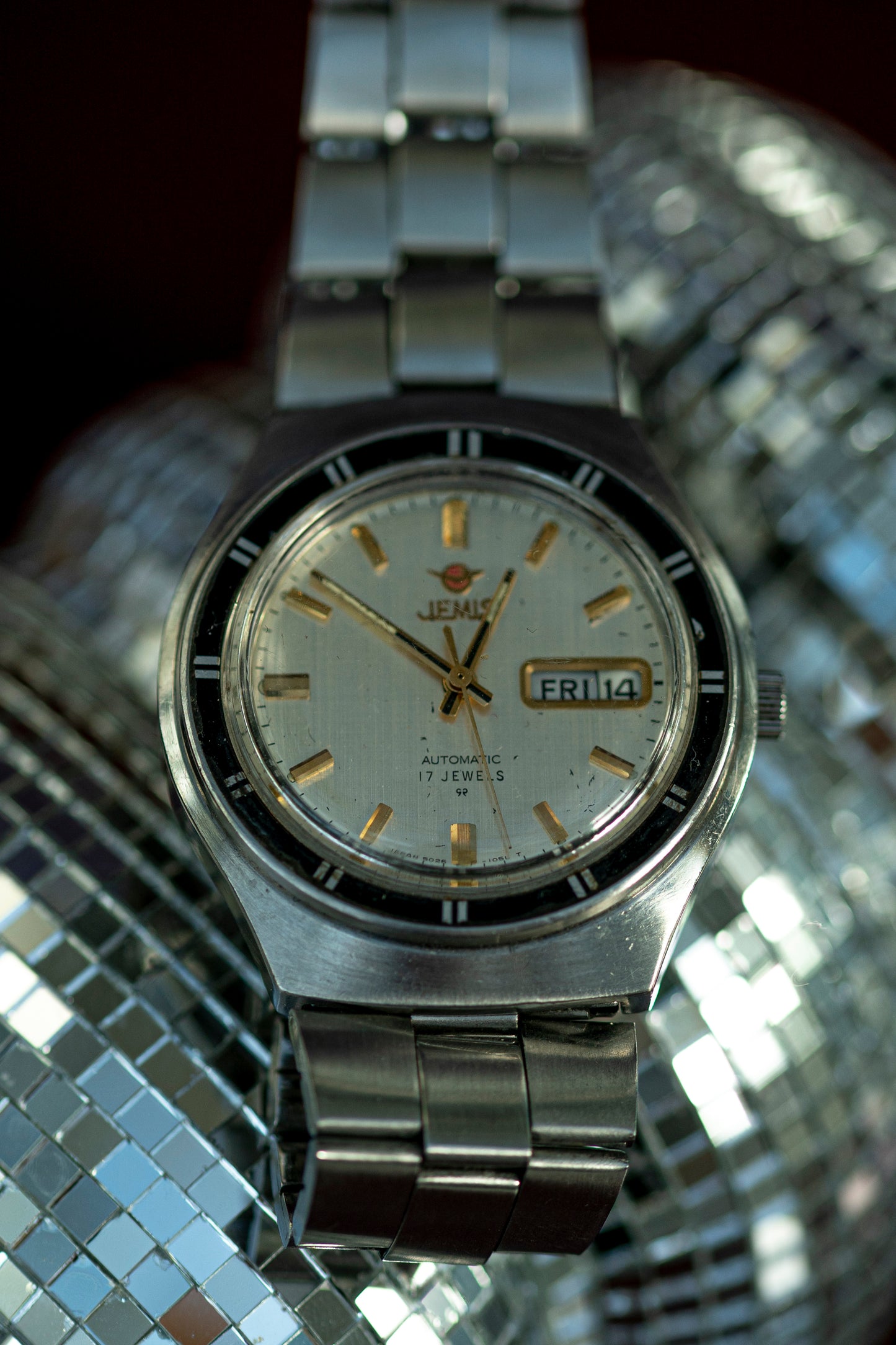 JEMIS AUTOMATIC STEEL JAPAN FASHION WATCH