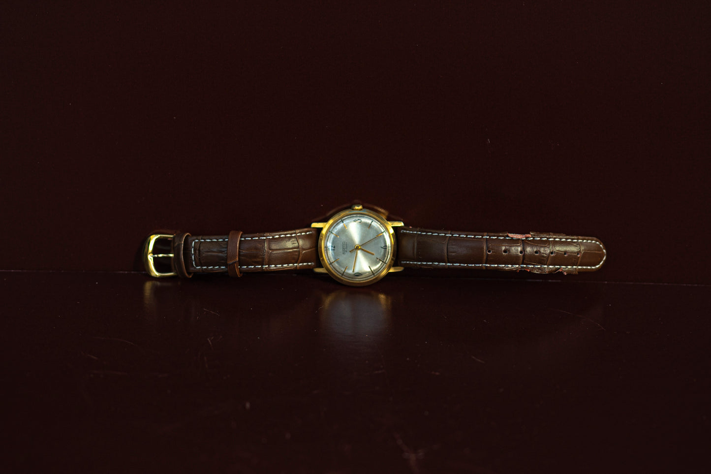 VOSTOK GOLD PLATED USSR MANUAL PRELOVED WATCH