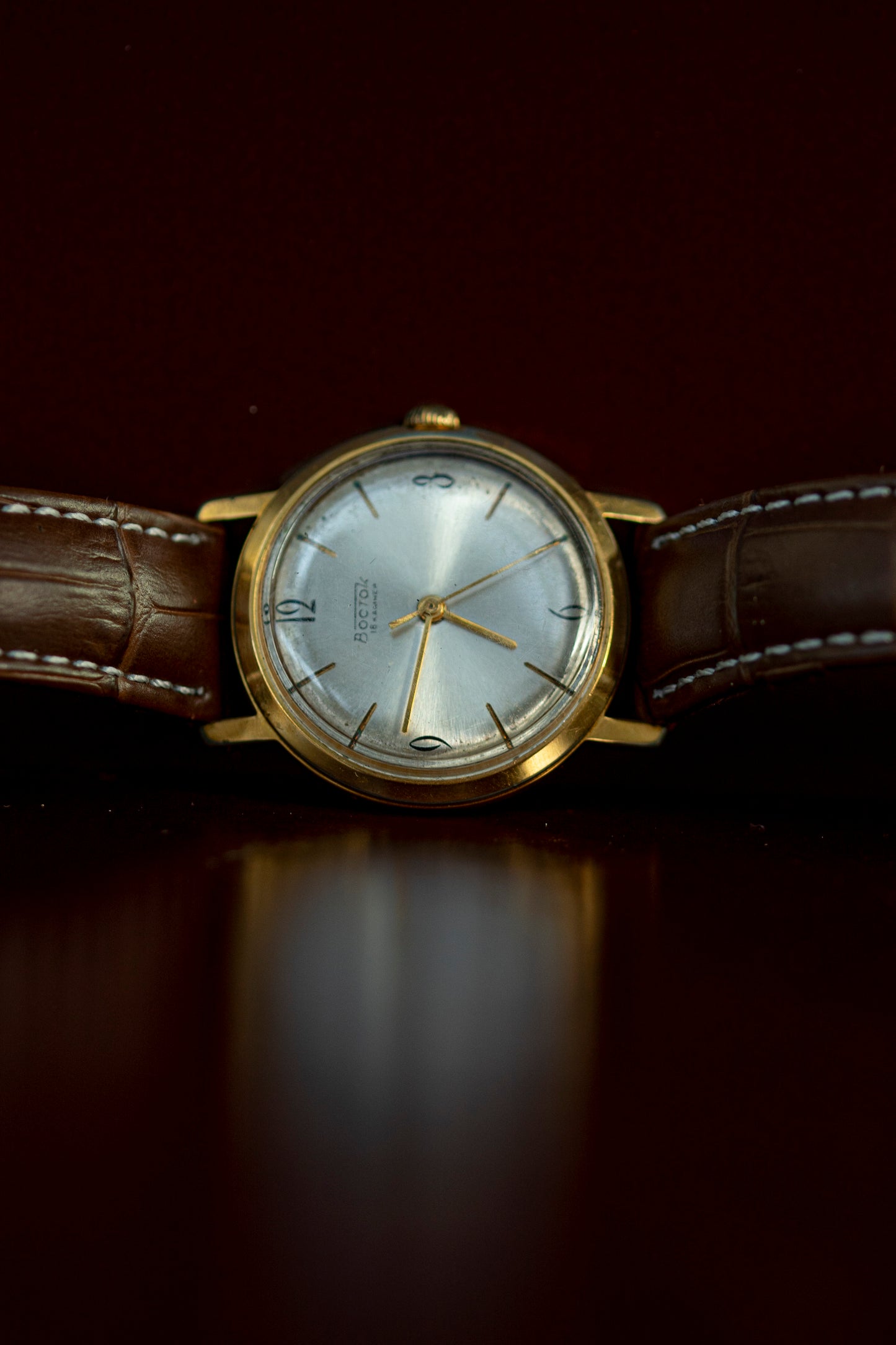 VOSTOK GOLD PLATED USSR MANUAL PRELOVED WATCH
