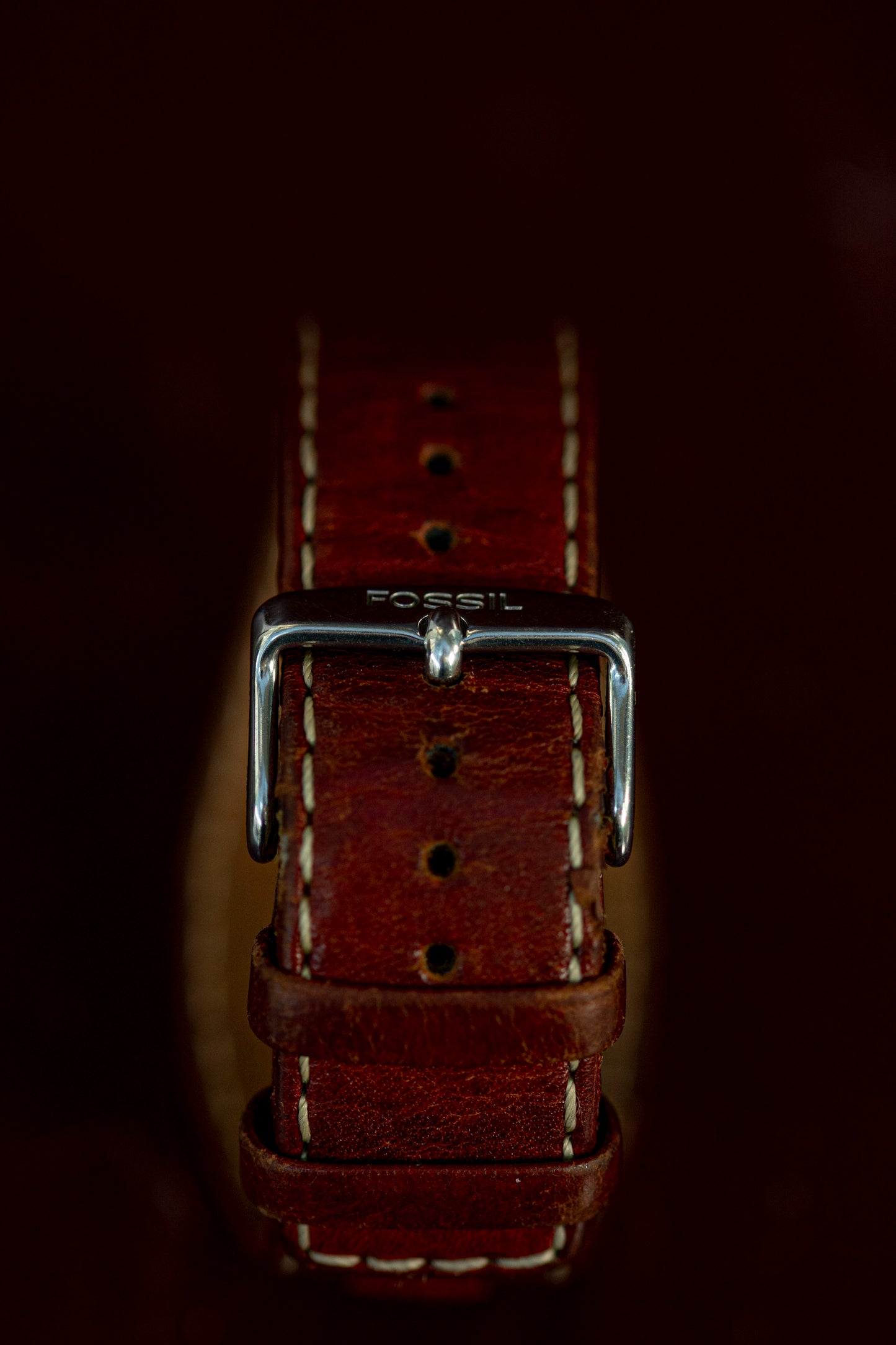 FOSSIL STEEL QUARTZ USA PRELOVED WATCH
