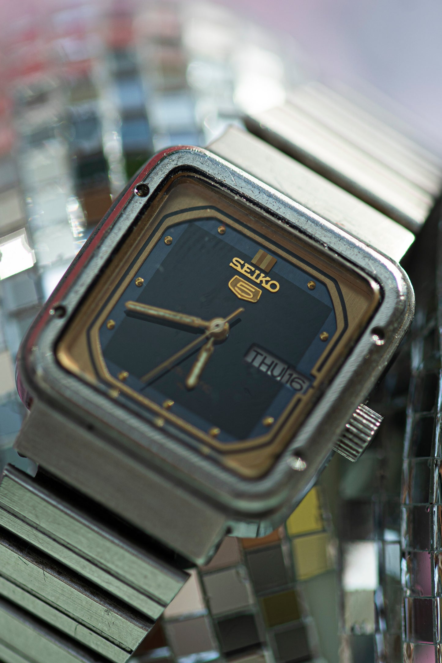 SEIKO 5 STEEL AUTOMATIC JAPAN PRELOVED WATCH
