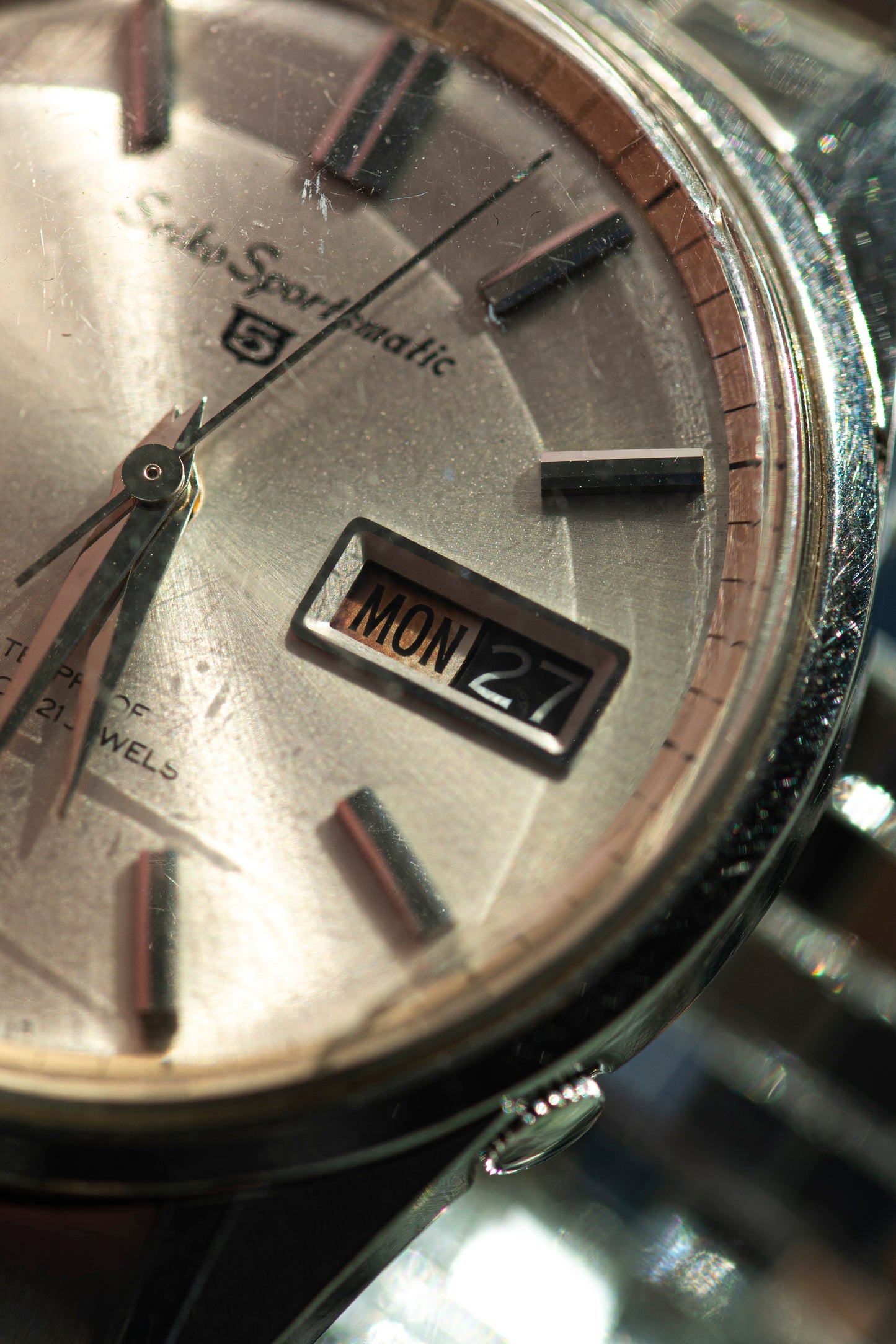 SEIKO 5 SPORTSMATIC VINTAGE 1960S DAYDATE AUTOMATIC JAPAN PRELOVED WATCH