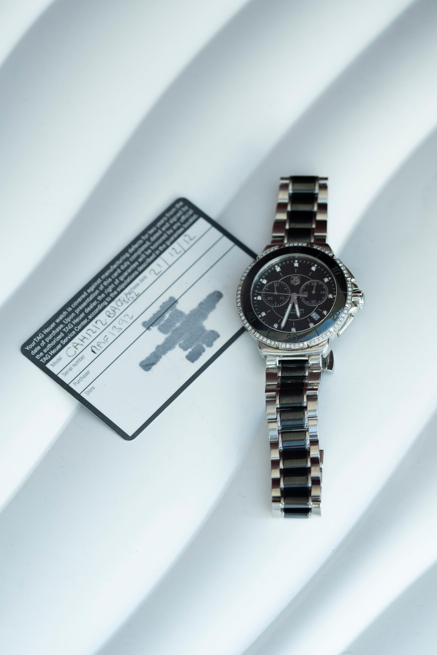 TAG HEUER FORMULA 1 FACTORY DIAMONDS CHRONOGRAPH QUARTZ SWISS PRELOVED WATCH