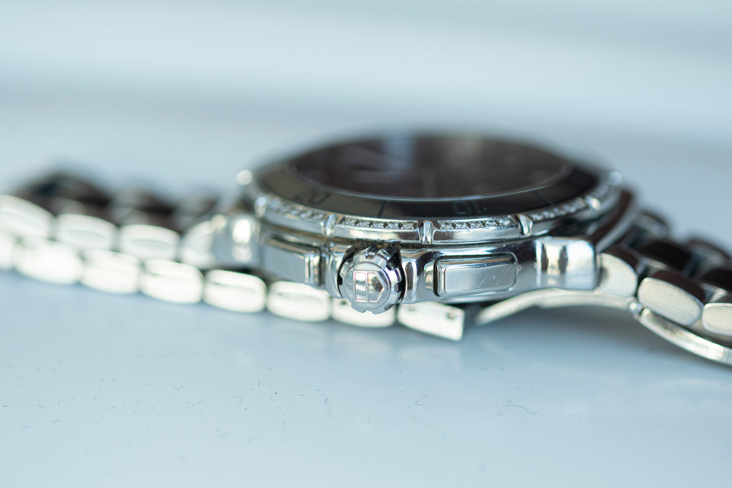 TAG HEUER FORMULA 1 FACTORY DIAMONDS CHRONOGRAPH QUARTZ SWISS PRELOVED WATCH