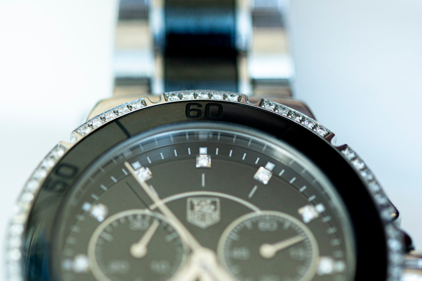 TAG HEUER FORMULA 1 FACTORY DIAMONDS CHRONOGRAPH QUARTZ SWISS PRELOVED WATCH