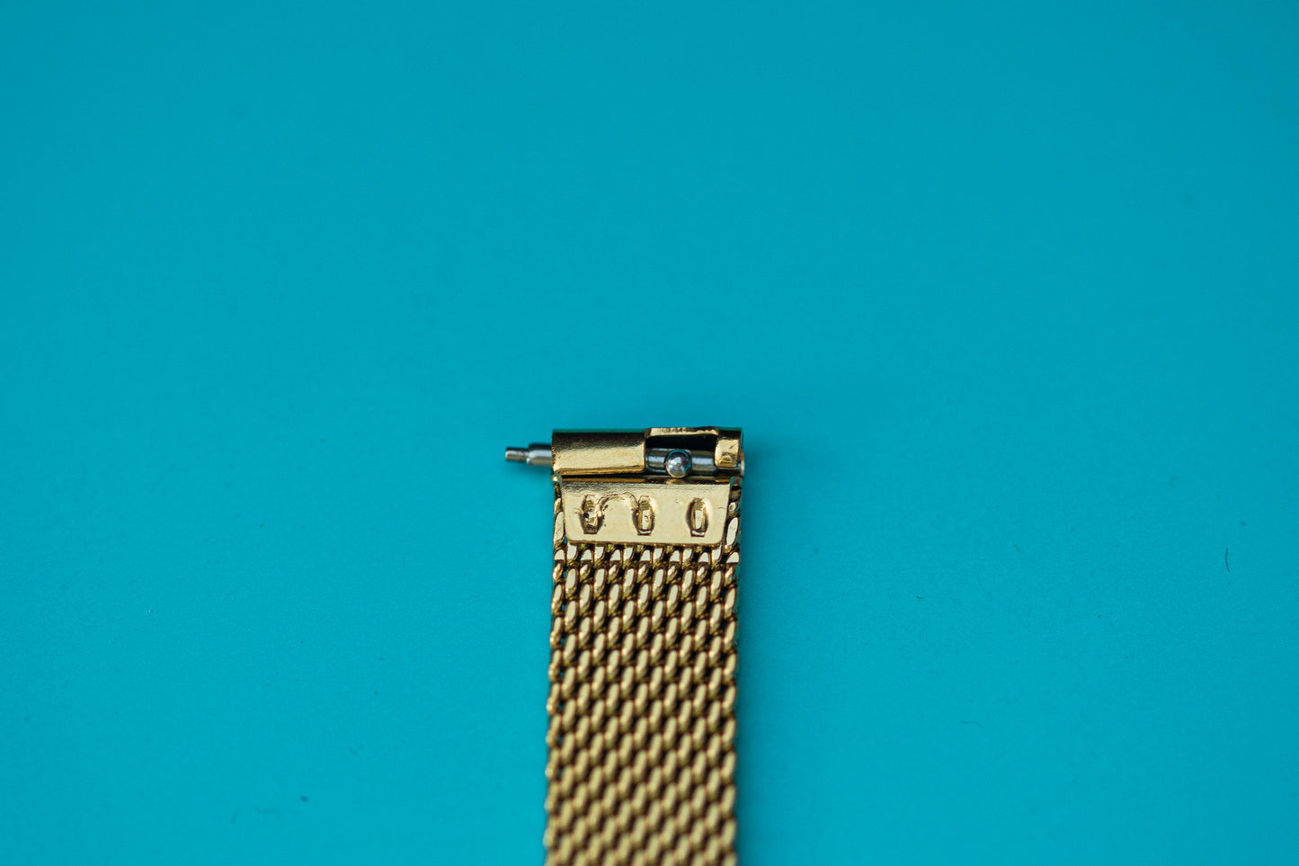 GOLD-TONE STAINLESS STEEL MILANESE MESH WATCH BRACELET