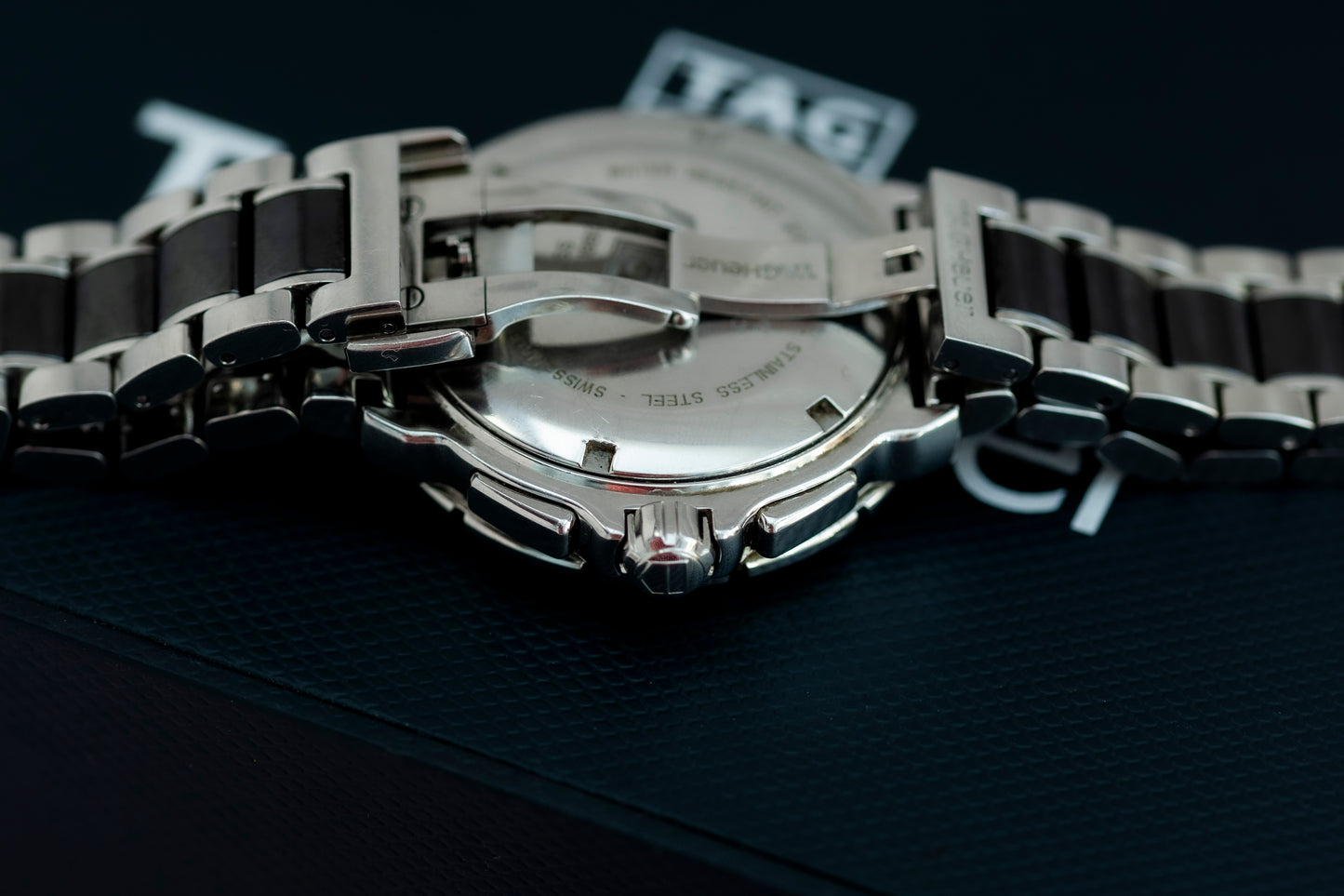 TAG HEUER FORMULA 1 DIAMOND CHRONOGRAPH BLACK DIAL FULL SET SWISS PRELOVED WATCH