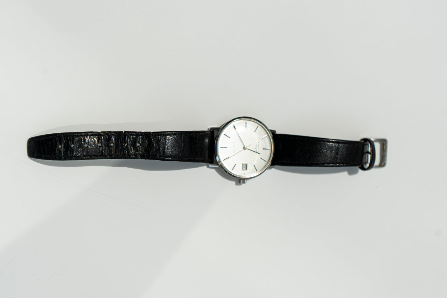 LONGINES AUTOMATIC WHITE DIAL SWISS PRELOVED WATCH