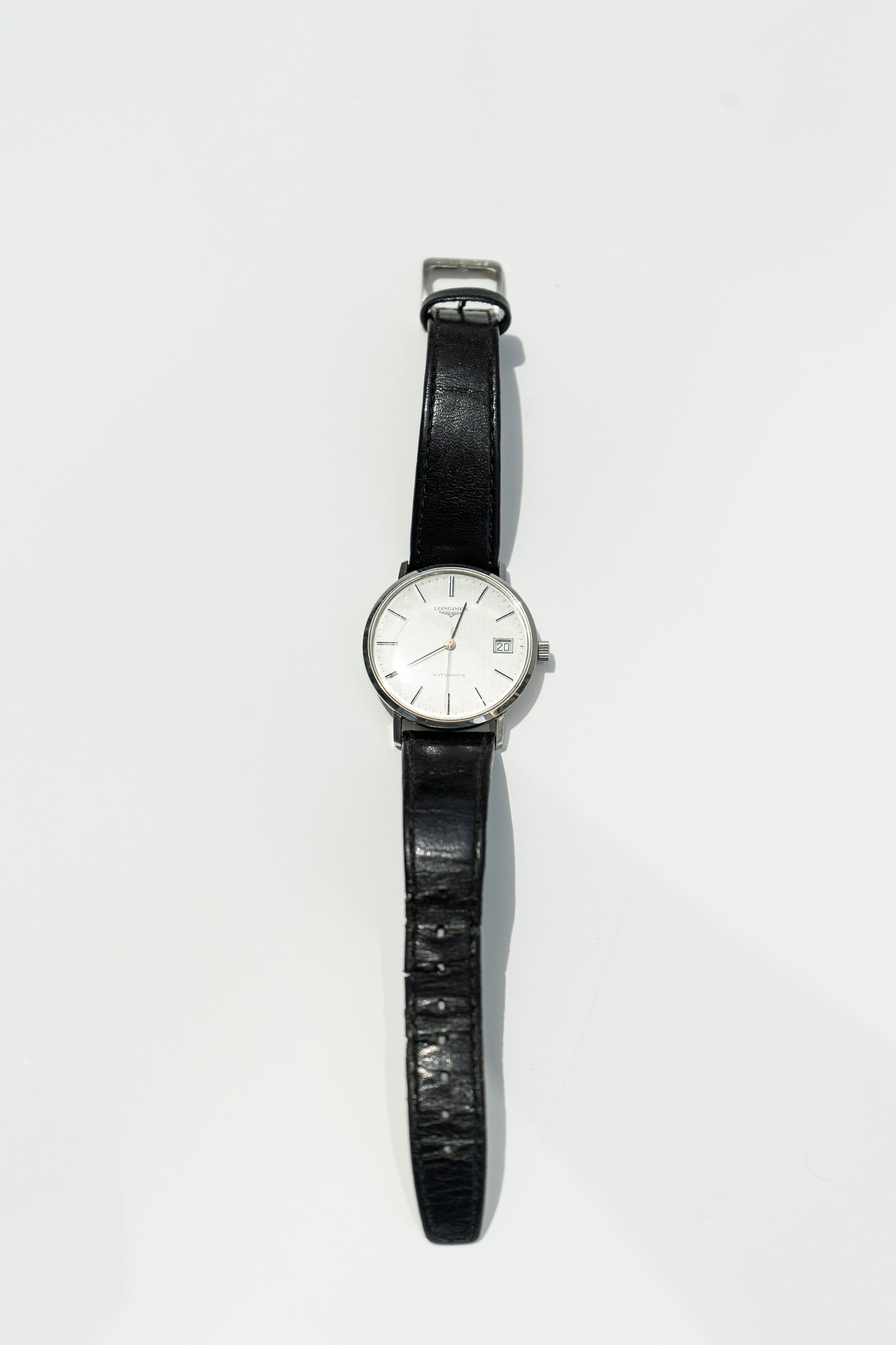 LONGINES AUTOMATIC WHITE DIAL SWISS PRELOVED WATCH
