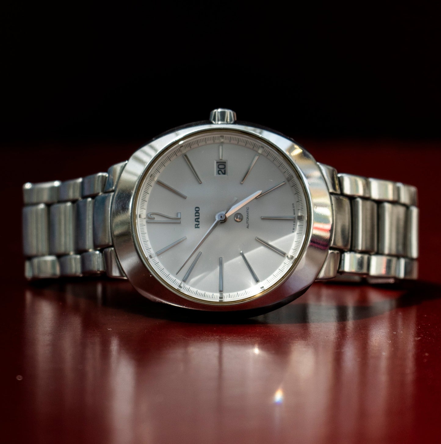 RADO D-STAR AUTOMATIC SILVER DIAL TITANIUM SWISS PRELOVED WATCH
