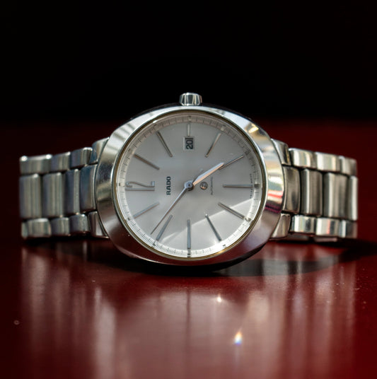 RADO D-STAR AUTOMATIC SILVER DIAL TITANIUM SWISS PRELOVED WATCH