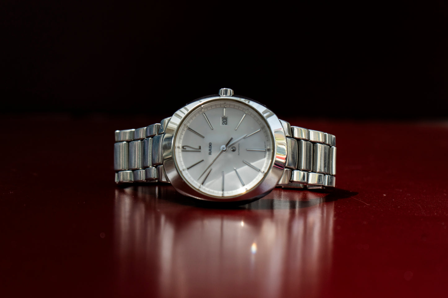 RADO D-STAR AUTOMATIC SILVER DIAL TITANIUM SWISS PRELOVED WATCH