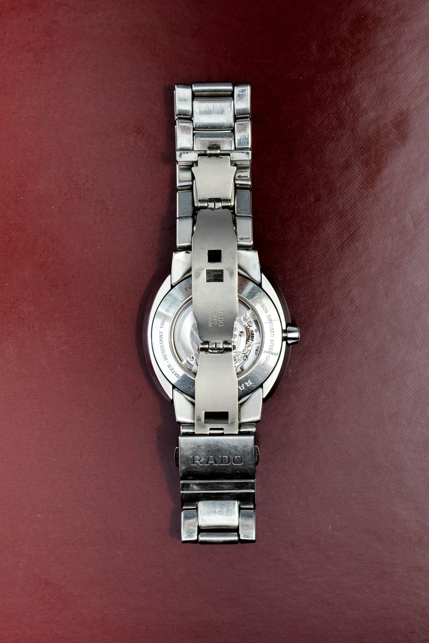 RADO D-STAR AUTOMATIC SILVER DIAL TITANIUM SWISS PRELOVED WATCH