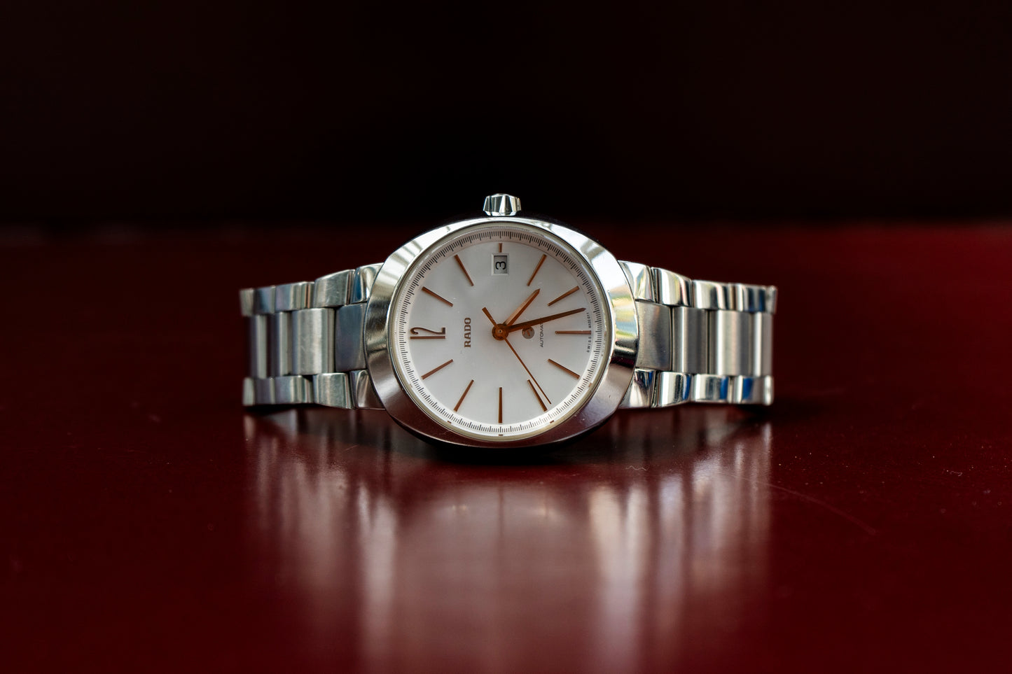 RADO D-STAR AUTOMATIC WHITE DIAL TITANIUM SWISS PRELOVED WATCH