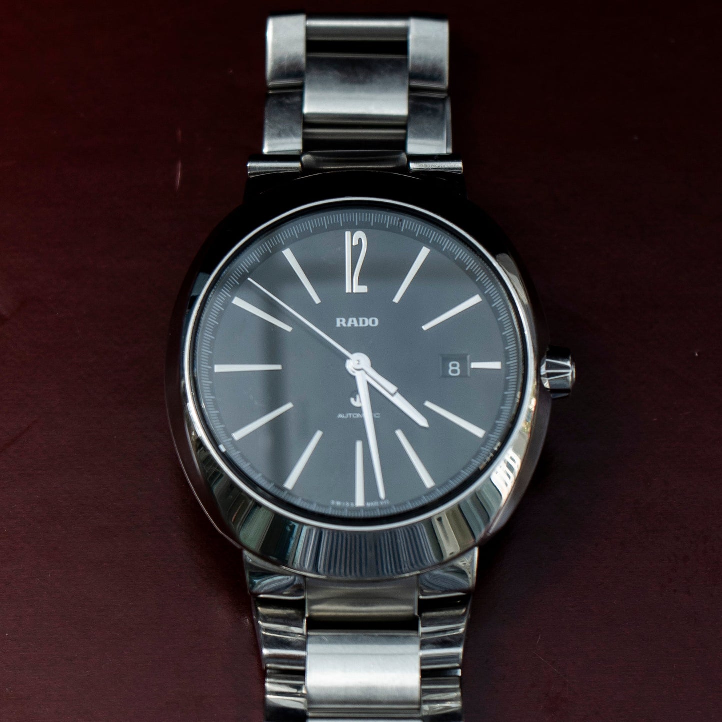 RADO D-STAR AUTOMATIC BLACK DIAL TITANIUM SWISS PRELOVED WATCH