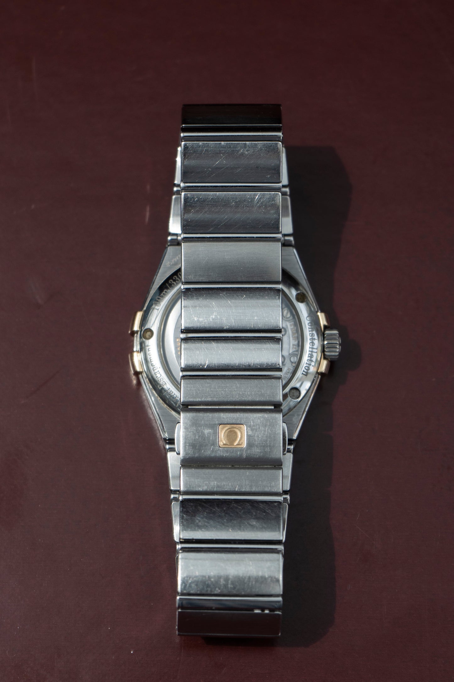 OMEGA CONSTELLATION CO-AXIAL CHRONOMETER AUTOMATIC MOTHER OF PEARL DIAL TWO TONE SWISS PRELOVED WATCH