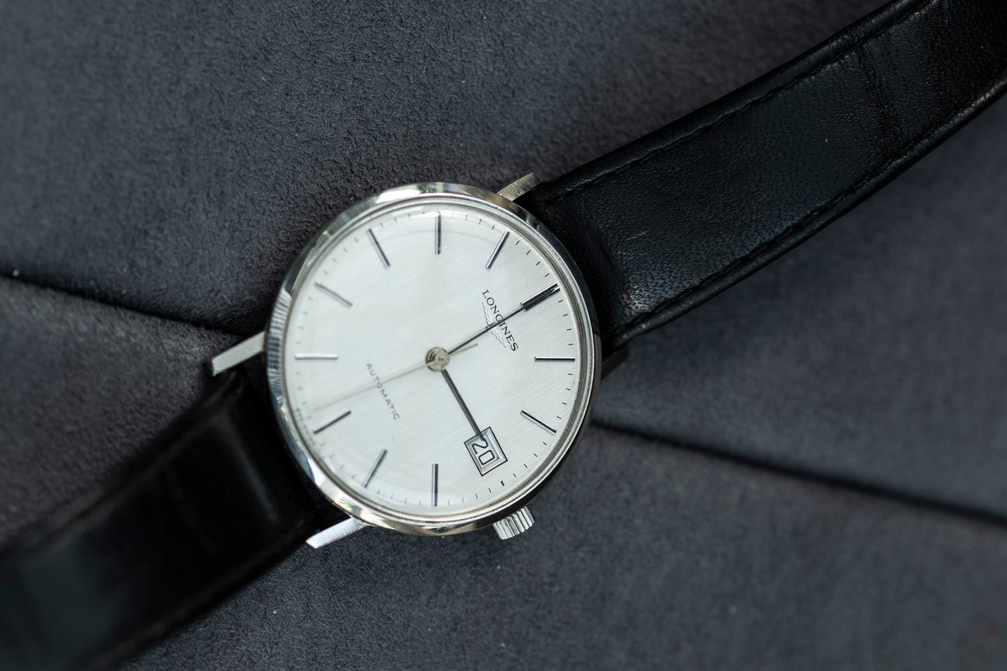 LONGINES AUTOMATIC WHITE DIAL SWISS PRELOVED WATCH