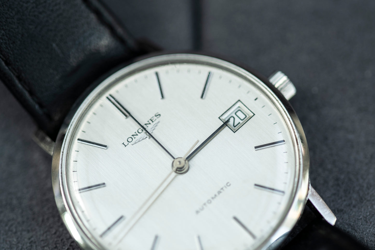LONGINES AUTOMATIC WHITE DIAL SWISS PRELOVED WATCH