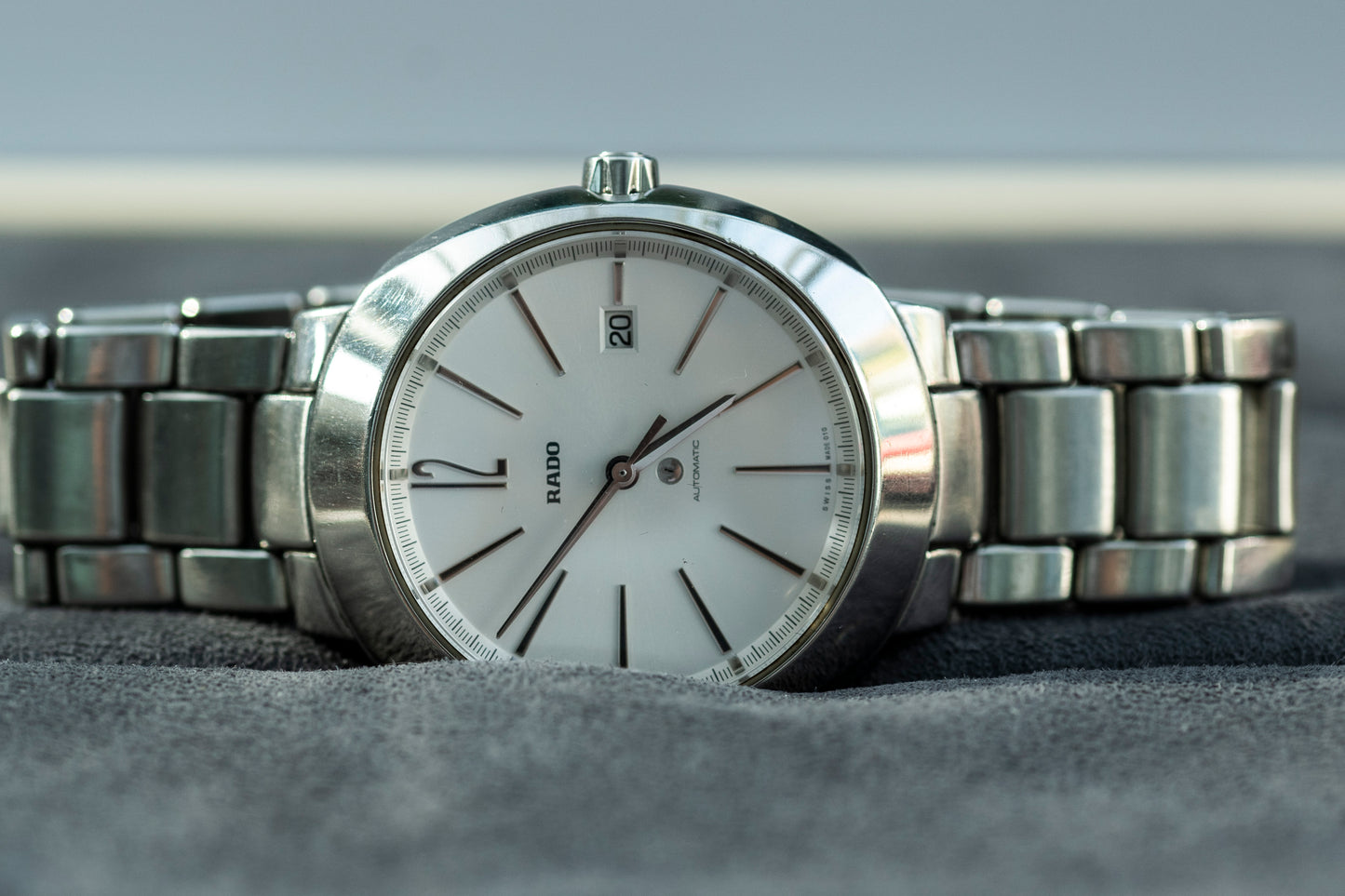 RADO D-STAR AUTOMATIC SILVER DIAL TITANIUM SWISS PRELOVED WATCH