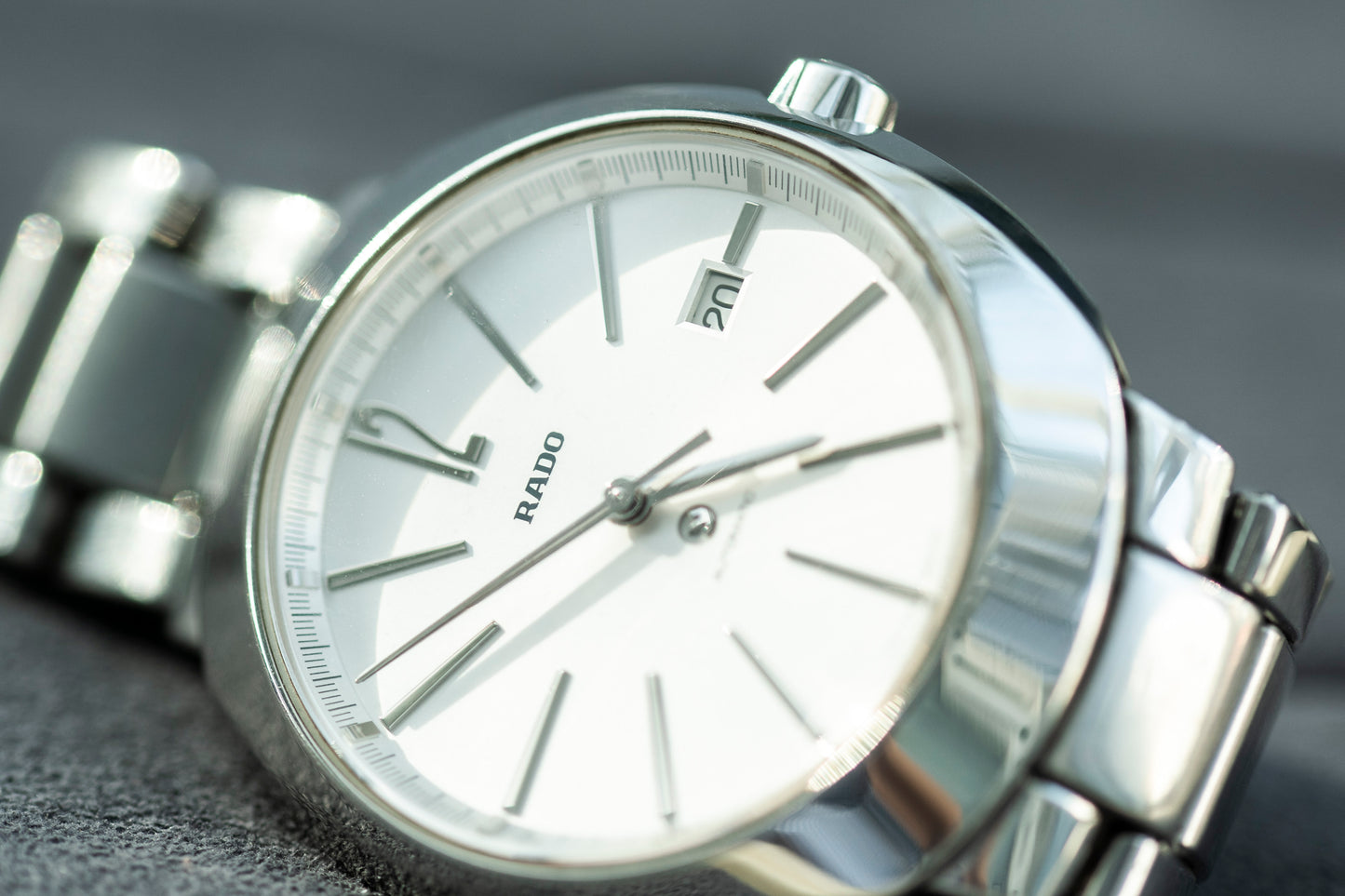 RADO D-STAR AUTOMATIC SILVER DIAL TITANIUM SWISS PRELOVED WATCH