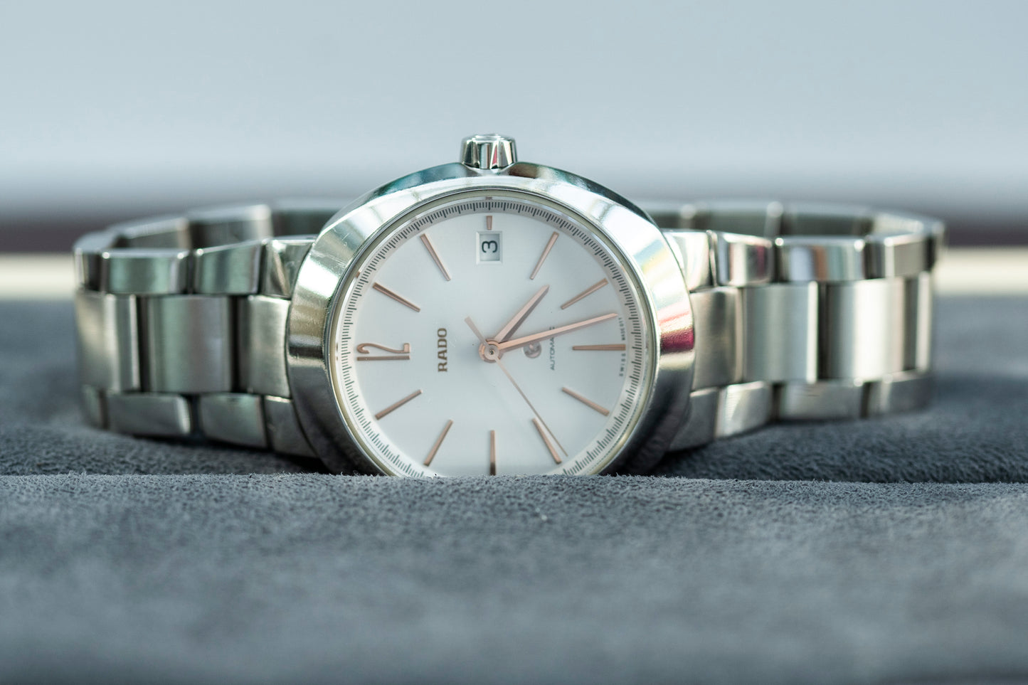 RADO D-STAR AUTOMATIC WHITE DIAL TITANIUM SWISS PRELOVED WATCH