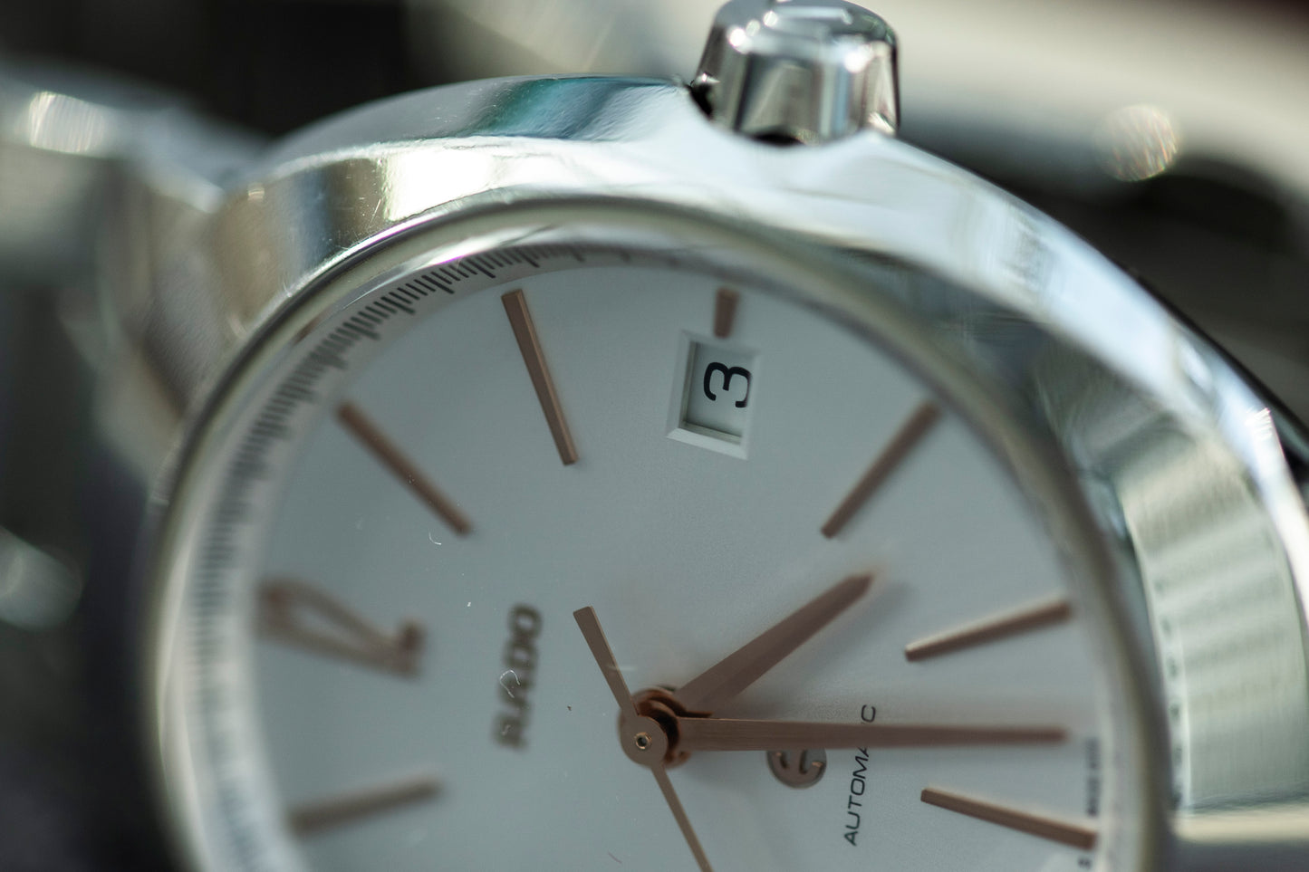 RADO D-STAR AUTOMATIC WHITE DIAL TITANIUM SWISS PRELOVED WATCH