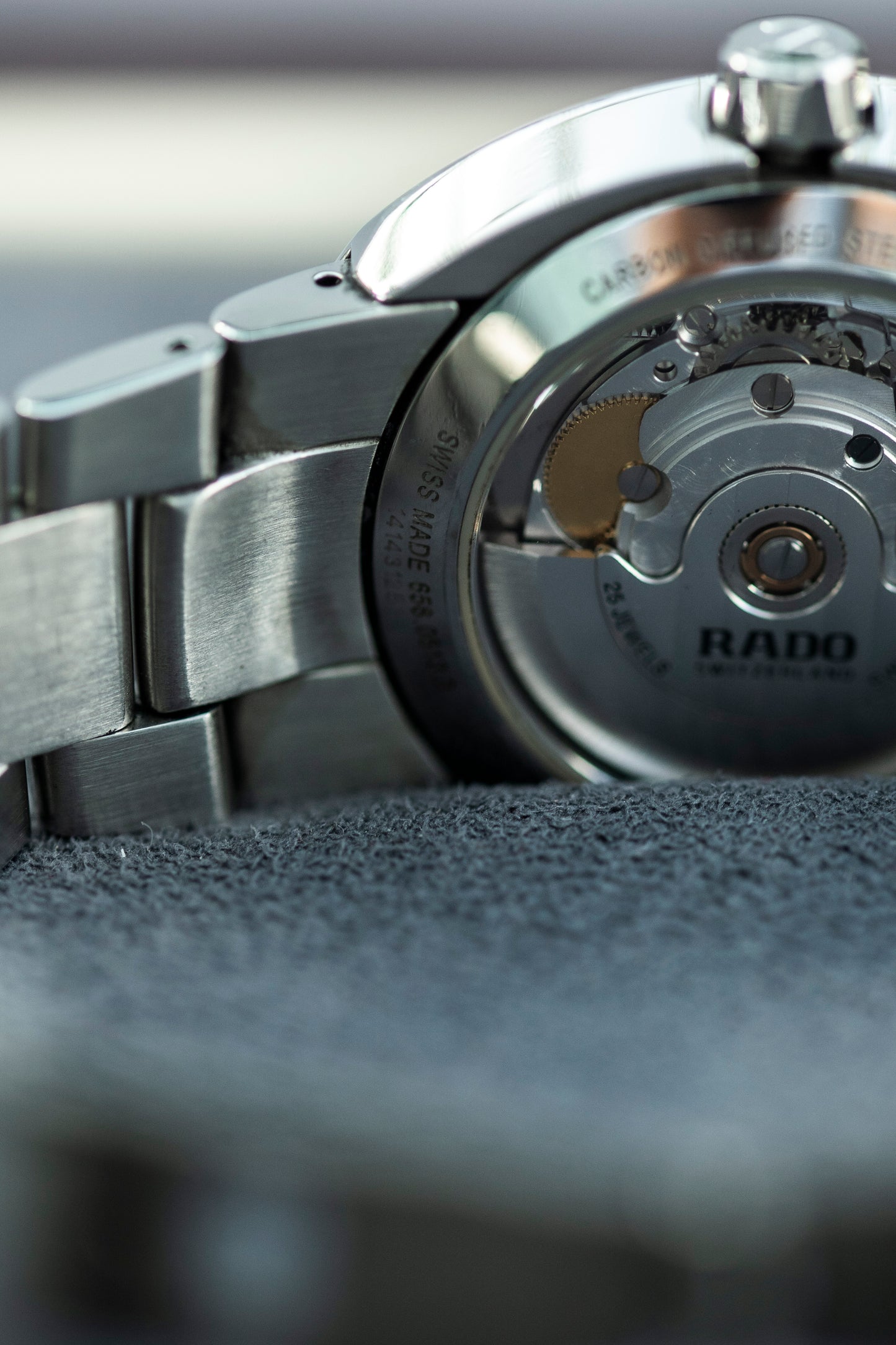 RADO D-STAR AUTOMATIC WHITE DIAL TITANIUM SWISS PRELOVED WATCH