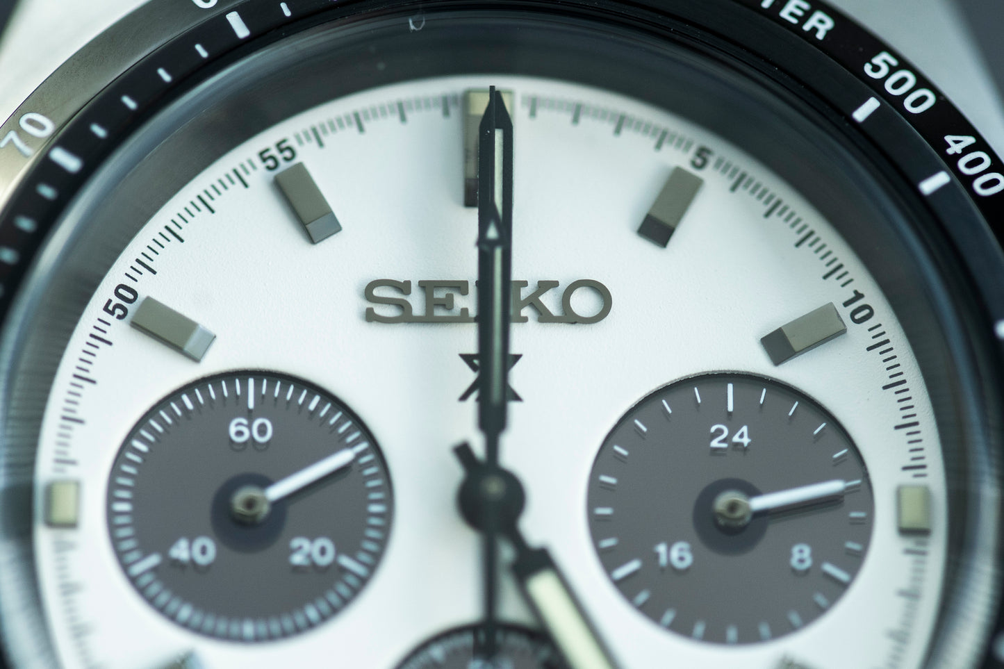 SEIKO PROSPEX SPEEDTIMER CHRONOGRAPH PANDA DIAL SOLAR PRELOVED WATCH