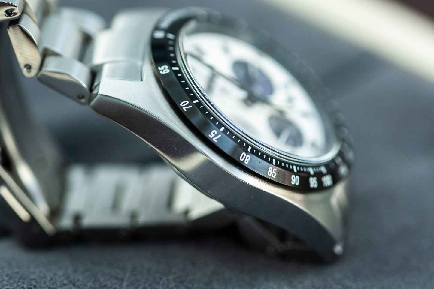 SEIKO PROSPEX SPEEDTIMER CHRONOGRAPH PANDA DIAL SOLAR PRELOVED WATCH