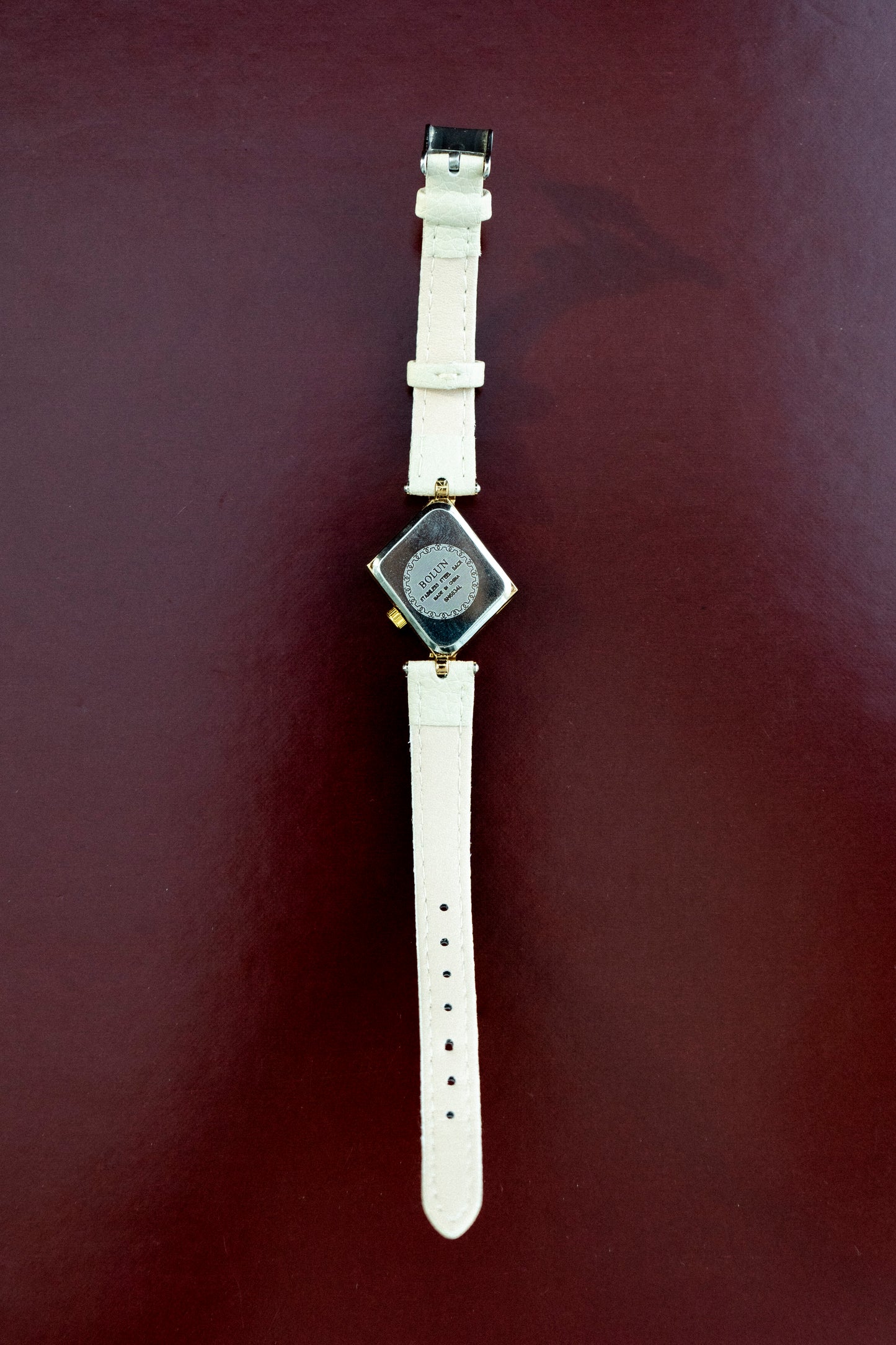 BOLUN DIAMOND-SHAPED DIAL QUARTZ BEIGE STRAP BRAND NEW FASHION WATCH&nbsp;