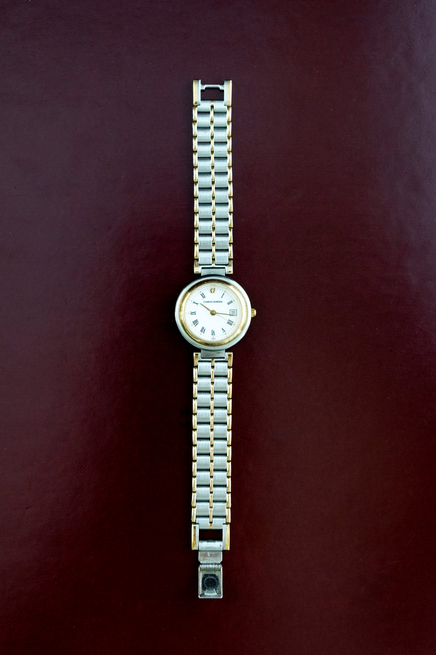 CHARLES JOURDAN TWO-TONE QUARTZ SWITZERLAND PRE-LOVED WATCH
