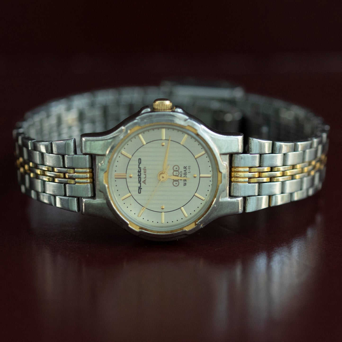AUDI QUATTRO QUARTZ COUNTRY OF ORIGIN NOT MARKED PRE-LOVED WATCH