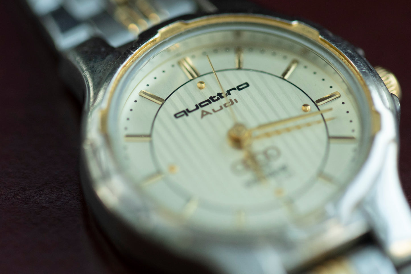 AUDI QUATTRO QUARTZ COUNTRY OF ORIGIN NOT MARKED PRE-LOVED WATCH