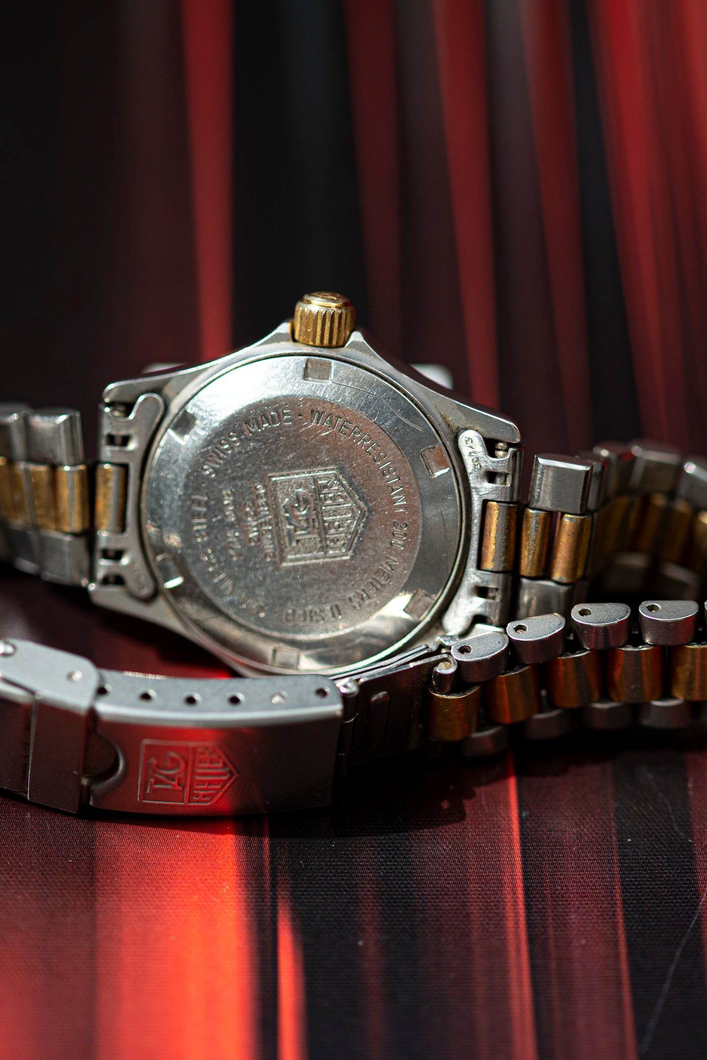 TAG HEUER 2000 TWO-TONE STEEL QUARTZ SWISS PRELOVED WATCH