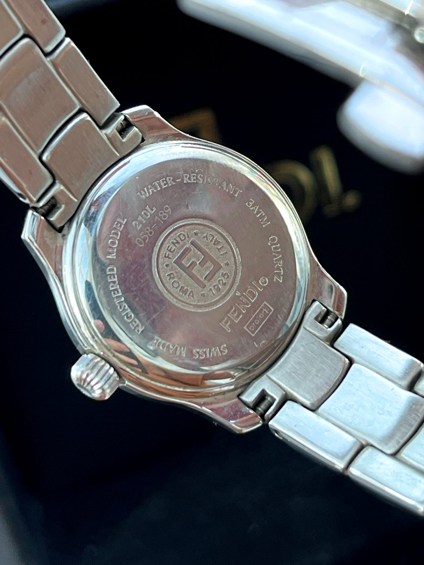 FENDI 2100L FULL SET PRELOVED QUARTZ LADIES SWISS WATCH