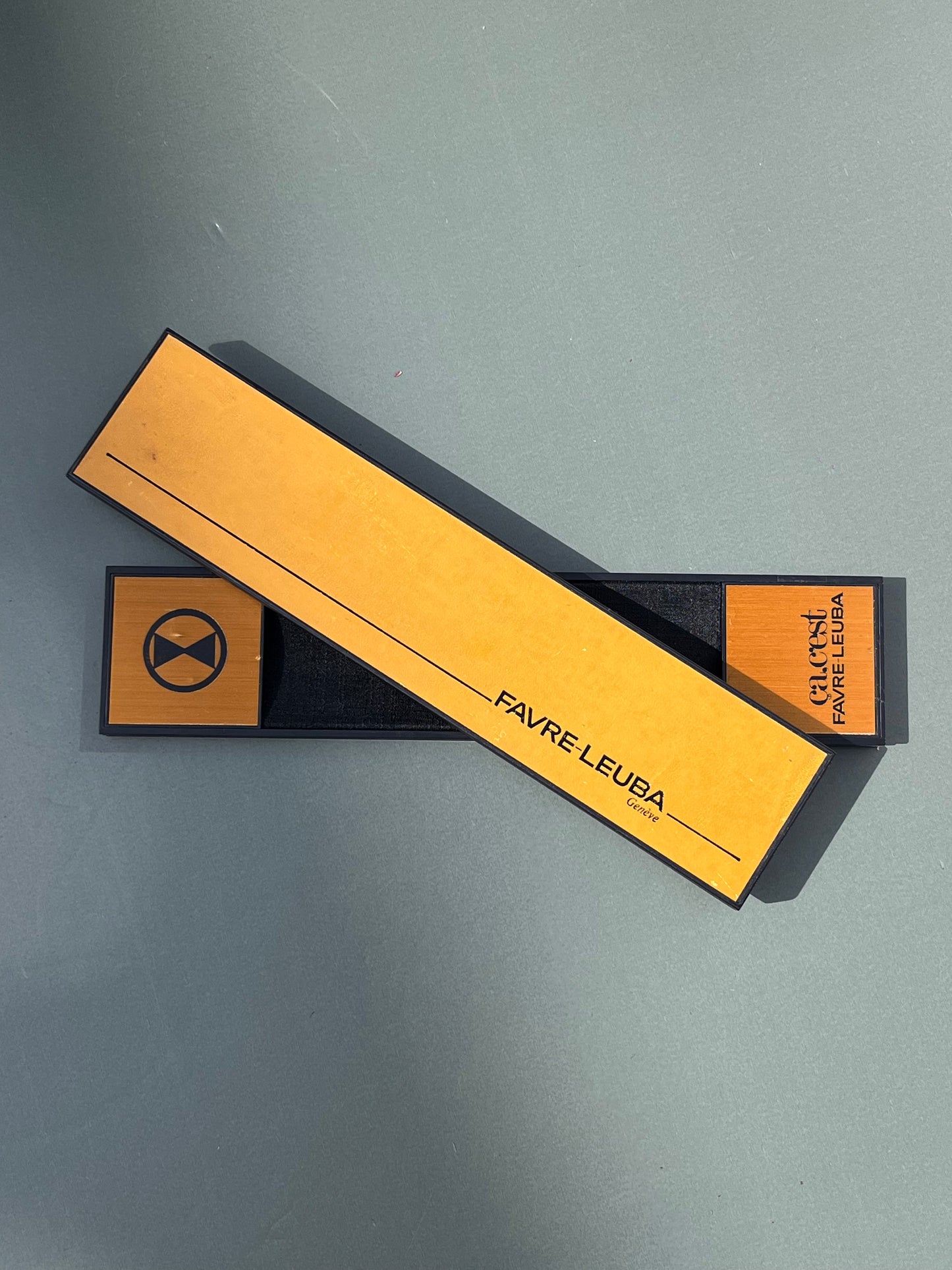 VINTAGE FAVRE-LEUBA GENEVE PRESENTATION BOX