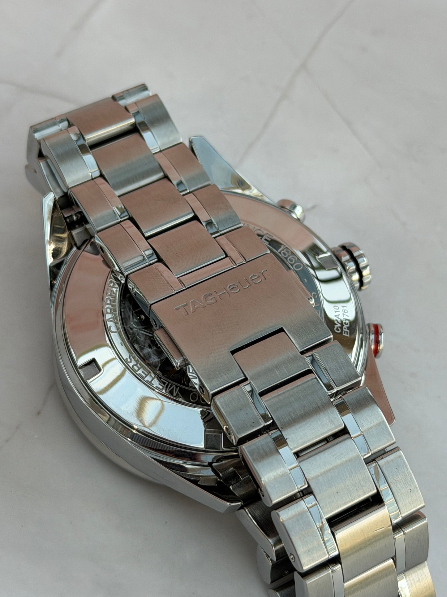 TAG HEUER CARRERA CALIBRE 16 CHRONOGRAPH AUTOMATIC SWISS PRELOVED WATCH