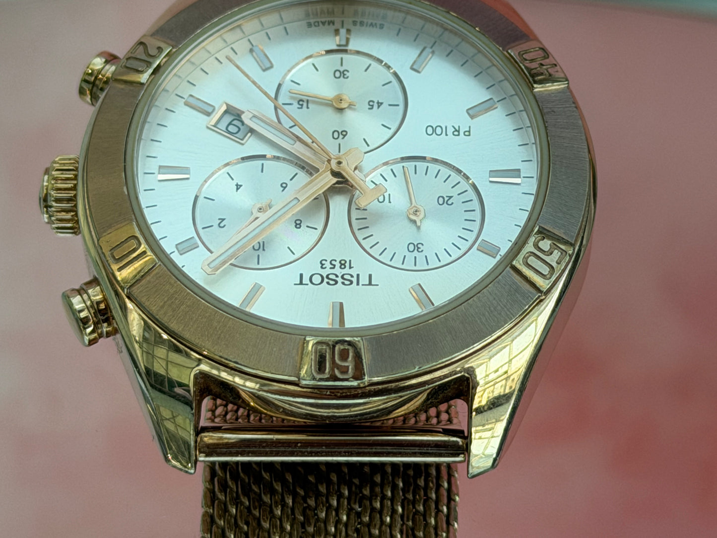 TISSOT PR100 CHRONOGRAPH QUARTZ SWISS PRELOVED WATCH