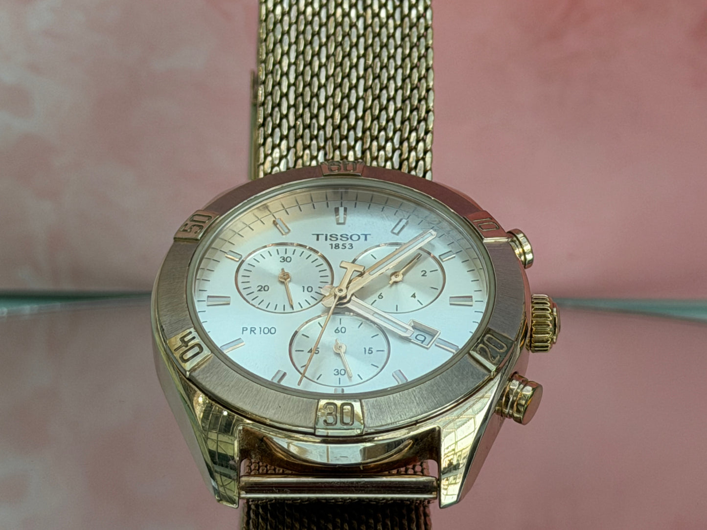 TISSOT PR100 CHRONOGRAPH QUARTZ SWISS PRELOVED WATCH