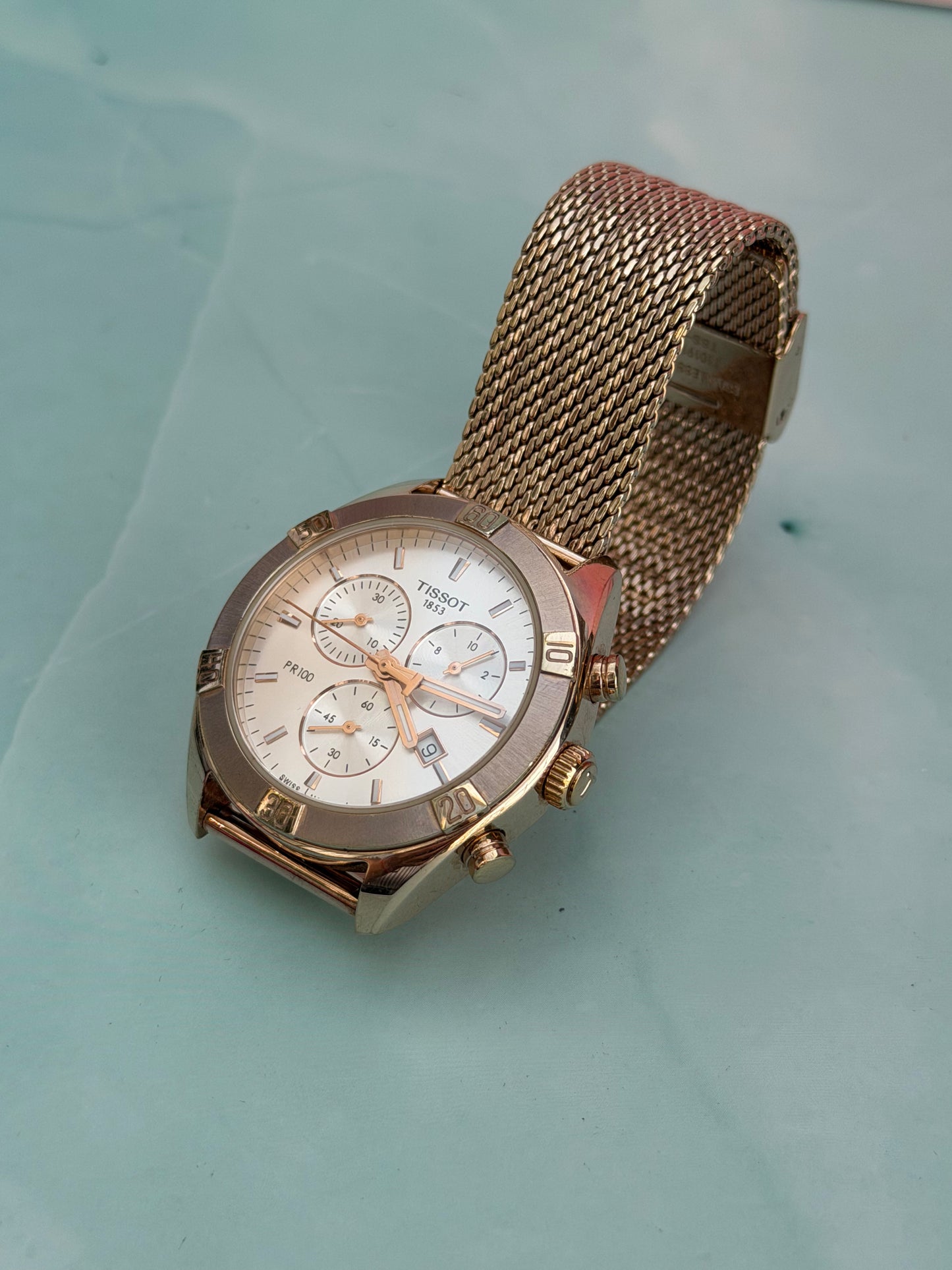 TISSOT PR100 CHRONOGRAPH QUARTZ SWISS PRELOVED WATCH