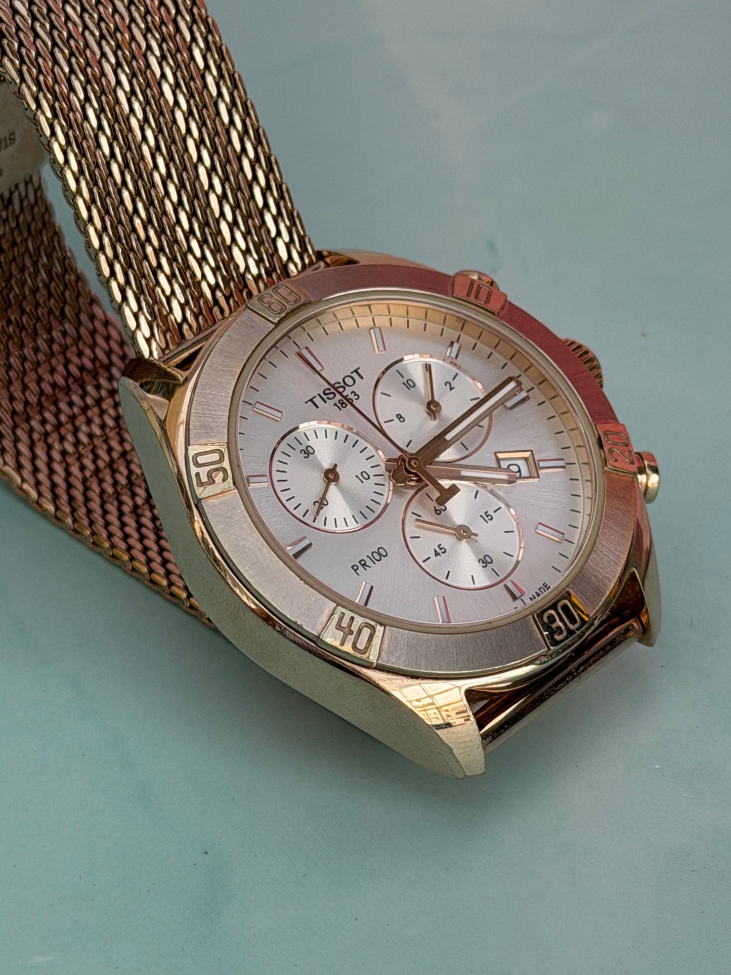 TISSOT PR100 CHRONOGRAPH QUARTZ SWISS PRELOVED WATCH