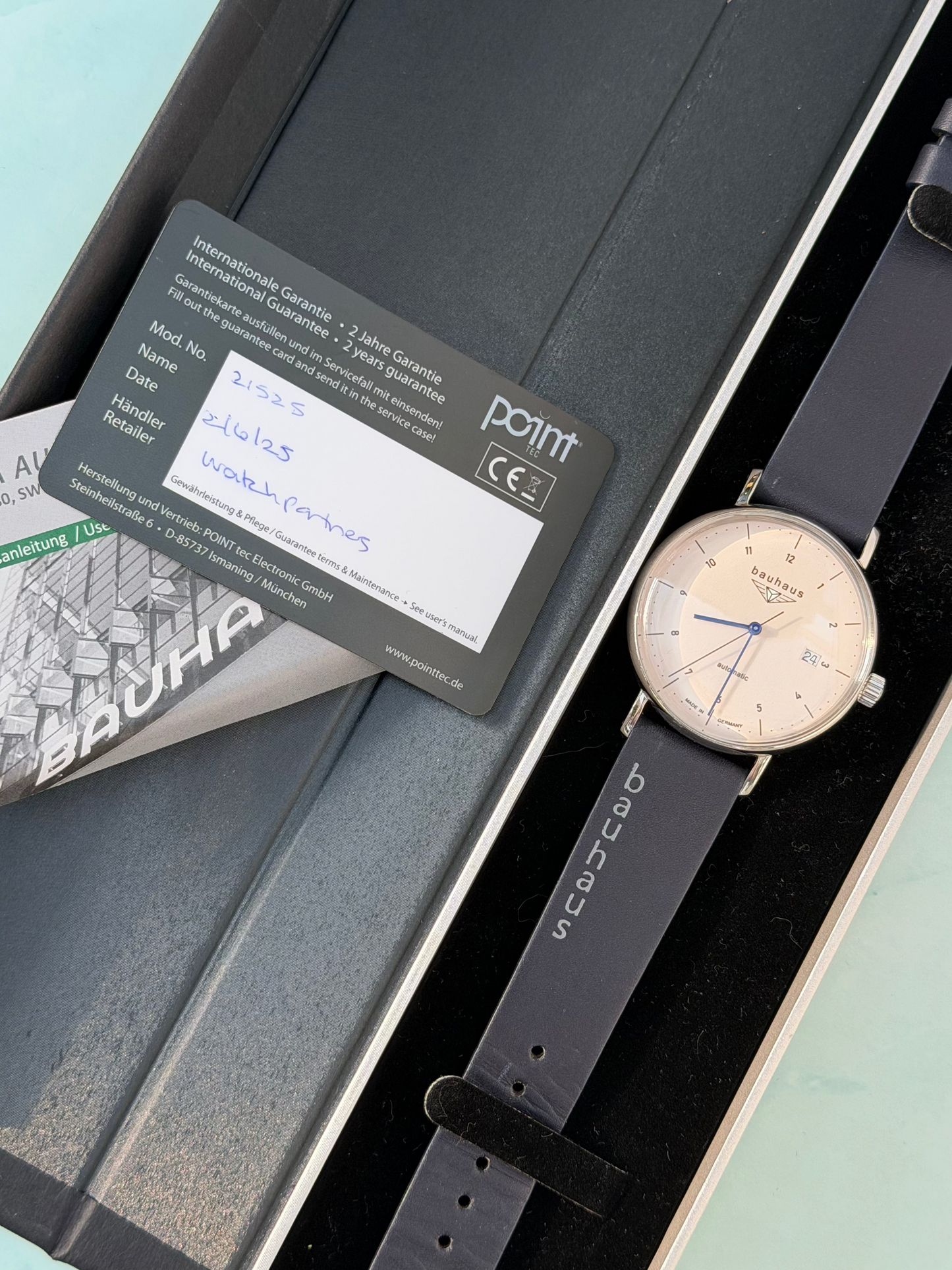 BAUHAUS AUTOMATIC 2152-5 FULL SET GERMAN-MADE PRELOVED WATCH